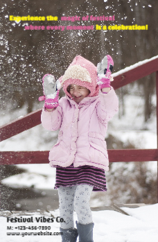 Winter Economical Custom Posters Bulk Printing template preview 2