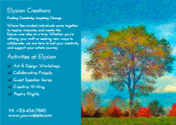 Arts And Photography Cheap Flyers Printing template preview 5