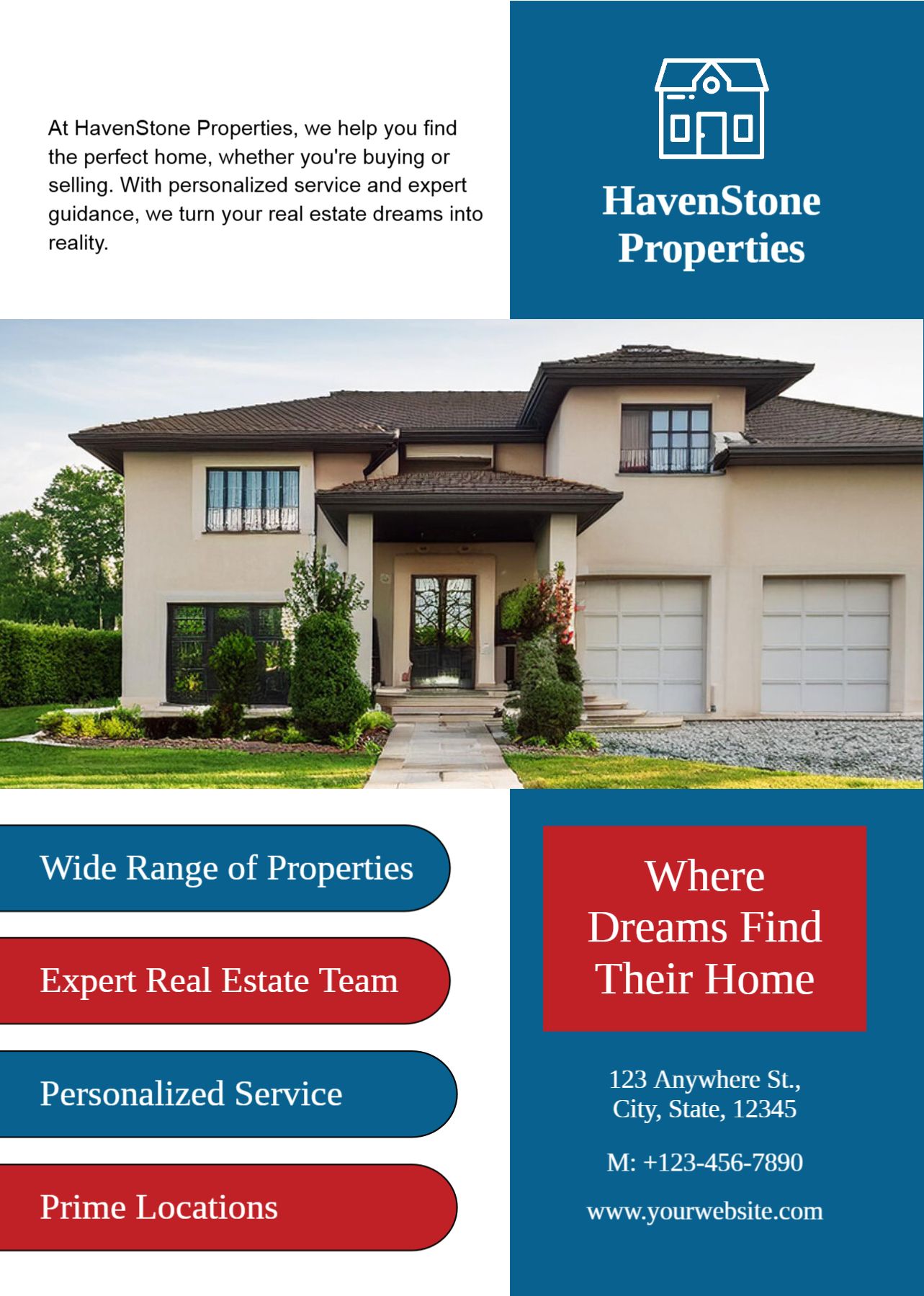 Real Estate Interior Design Cheap Color Copies Printing template preview 9