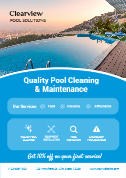Business Services Cheap Flyers Printing template preview 2