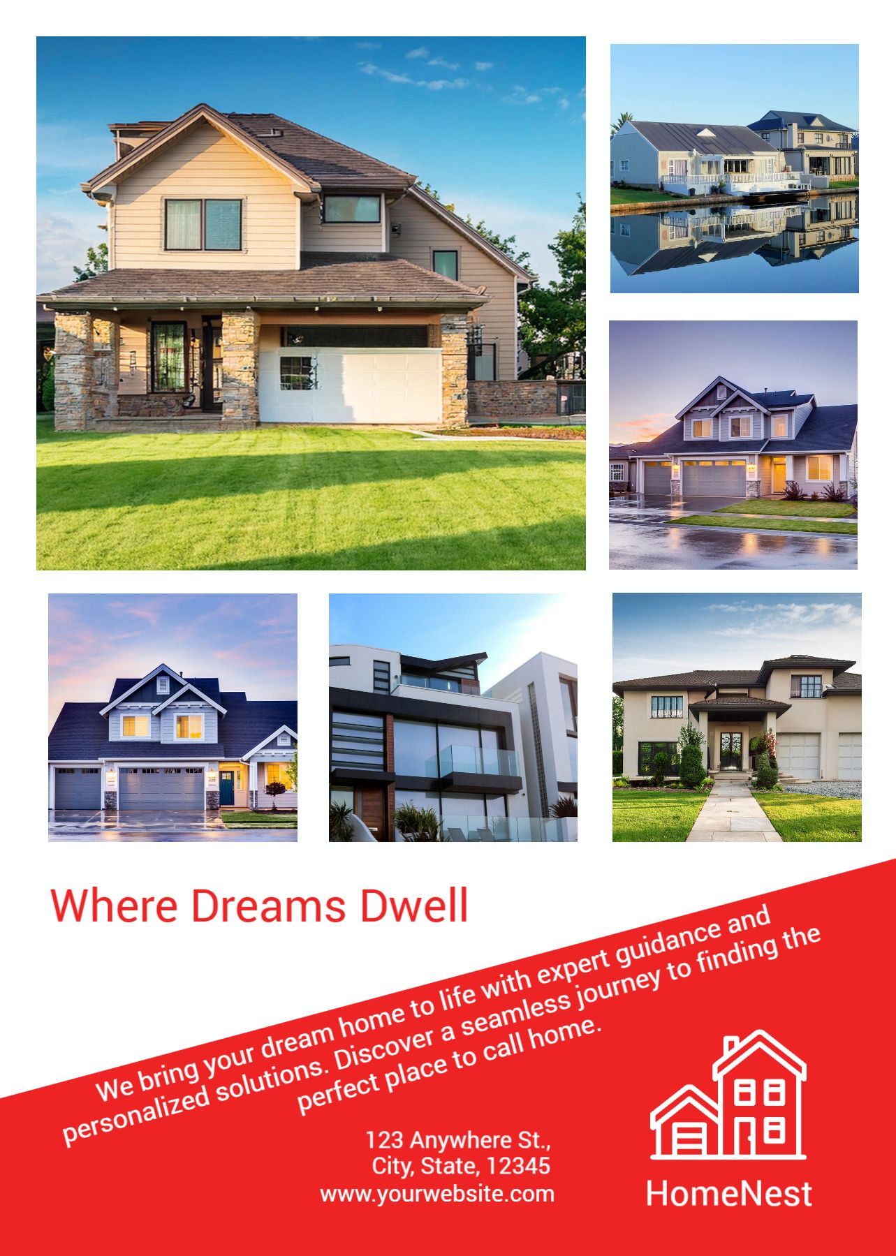 Real Estate Interior Design Cheap Color Copies Printing template preview 8