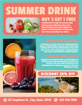 Cheap Flyers Printing template preview 12