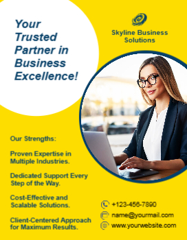 Communication Rush Flyers Printing template preview 2