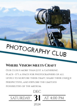 Arts And Photography Cheap Flyers Printing template preview 8