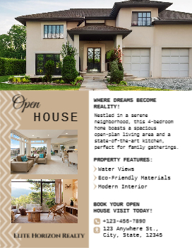 Real Estate Interior Design Rush Flyers Printing template preview 3