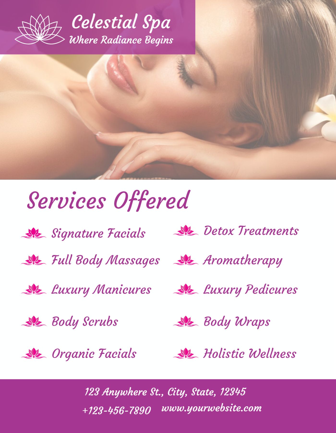 Beauty Rush Flyers Printing template preview 16