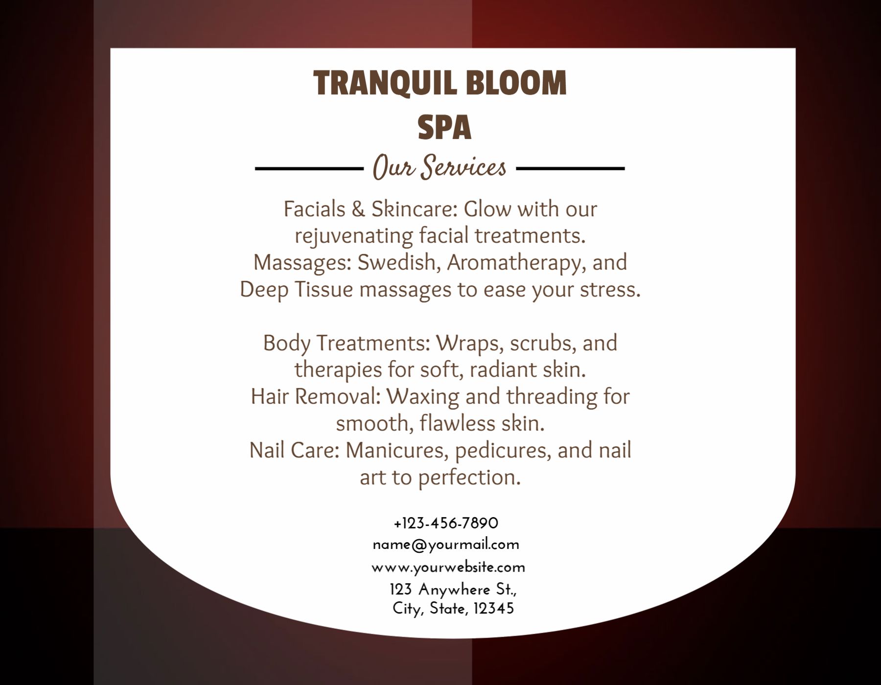 Beauty Cheap Flyers Printing template preview 21