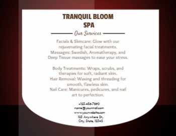 Beauty Cheap Flyers Printing template preview 10