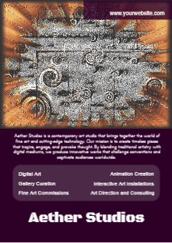 Arts And Photography Cheap Flyers Printing template preview 2