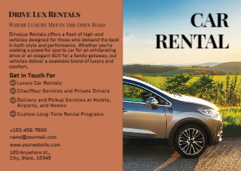 Automobile Cheap Flyers Printing template preview 1