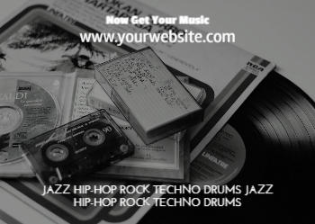 Music Dj Cheap Flyers Printing template preview 3