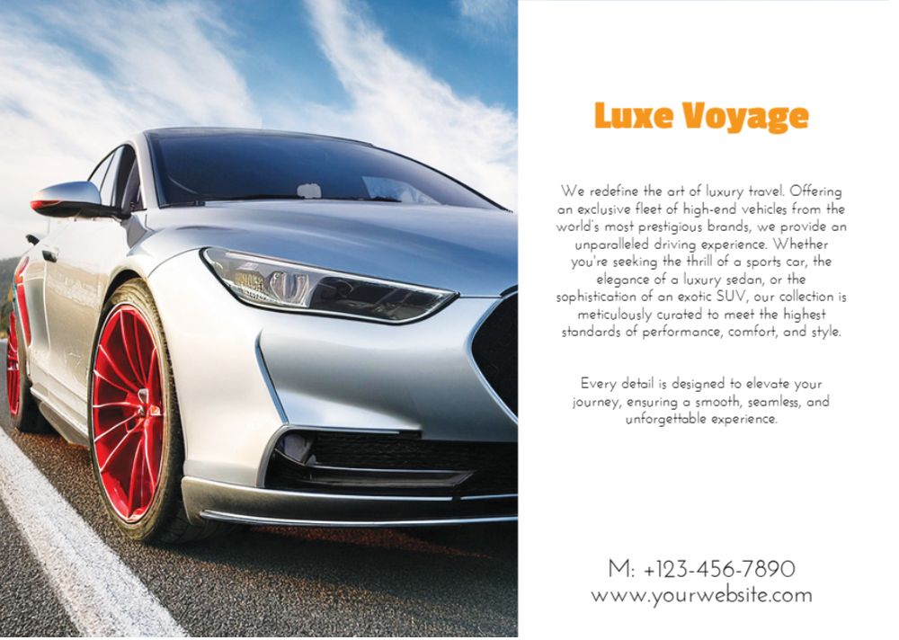 Automobile Rush Flyers Printing template preview 5