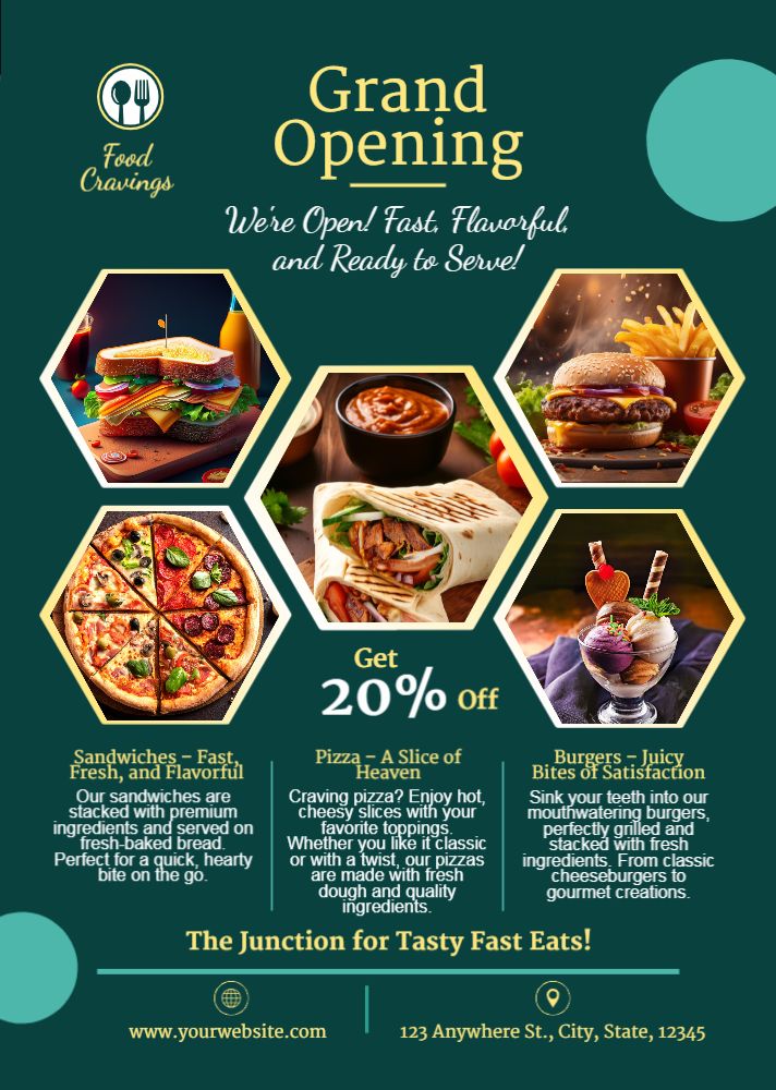 Food Hotel And Restaurant Rush Flyers Printing template preview 10