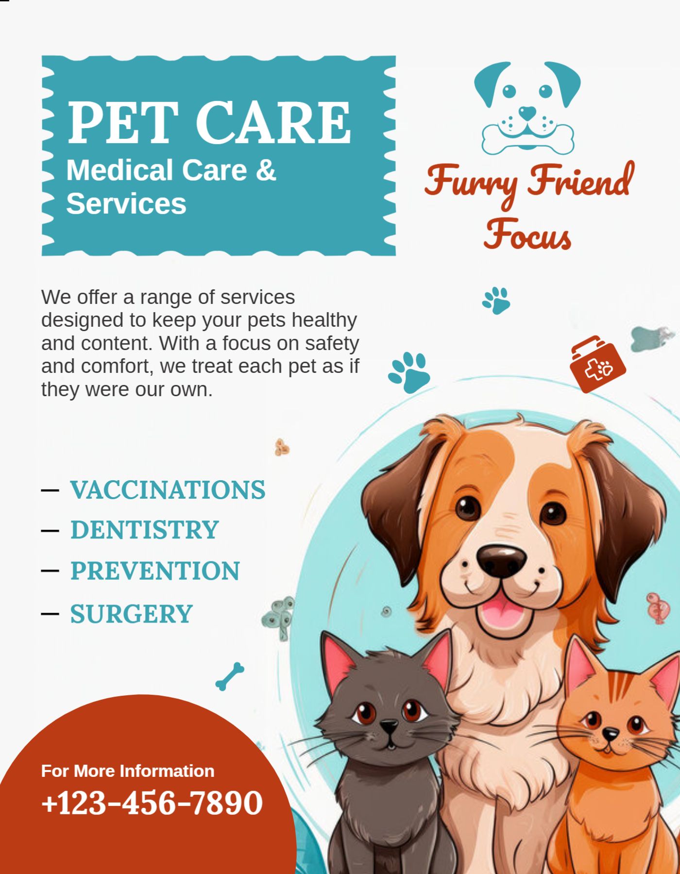 Animal Pets Cheap Flyers Printing template preview 9