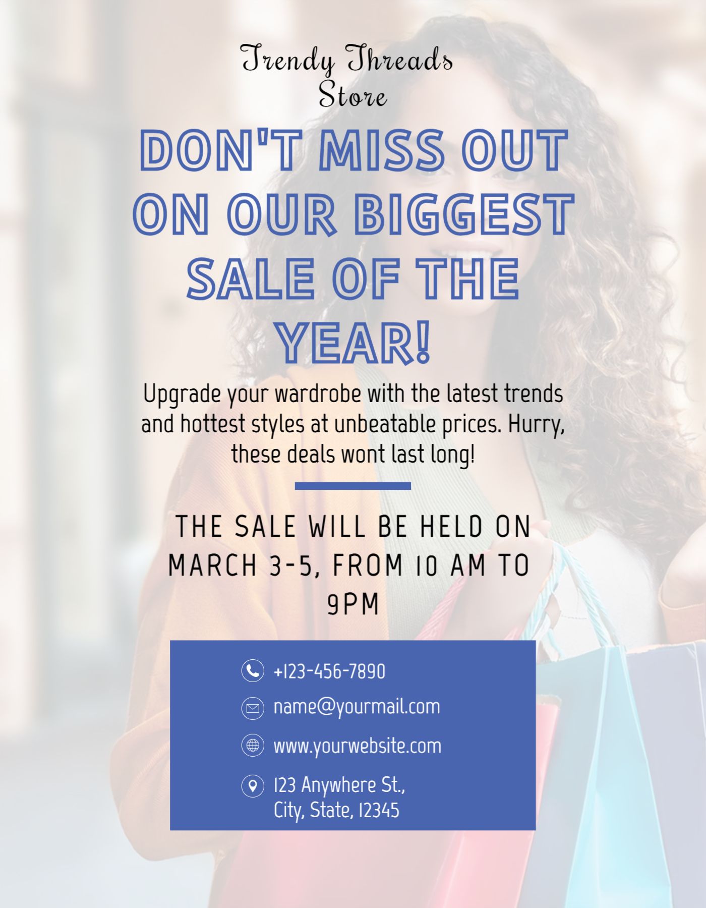 Fashion Cheap Flyers Printing template preview 7