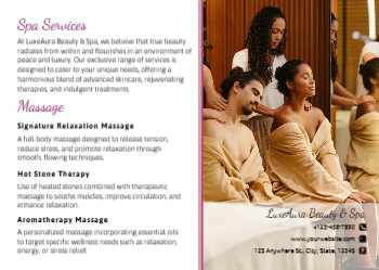 Beauty Rush Flyers Printing template preview 3