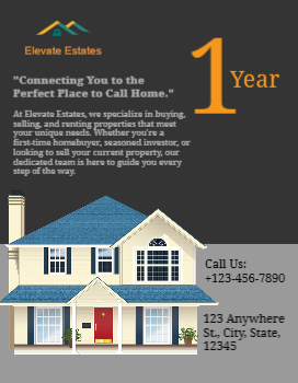 Real Estate Interior Design Rush Flyers Printing template preview 5