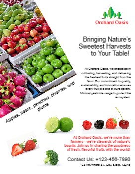 Agriculture Rush Flyers Printing template preview 7