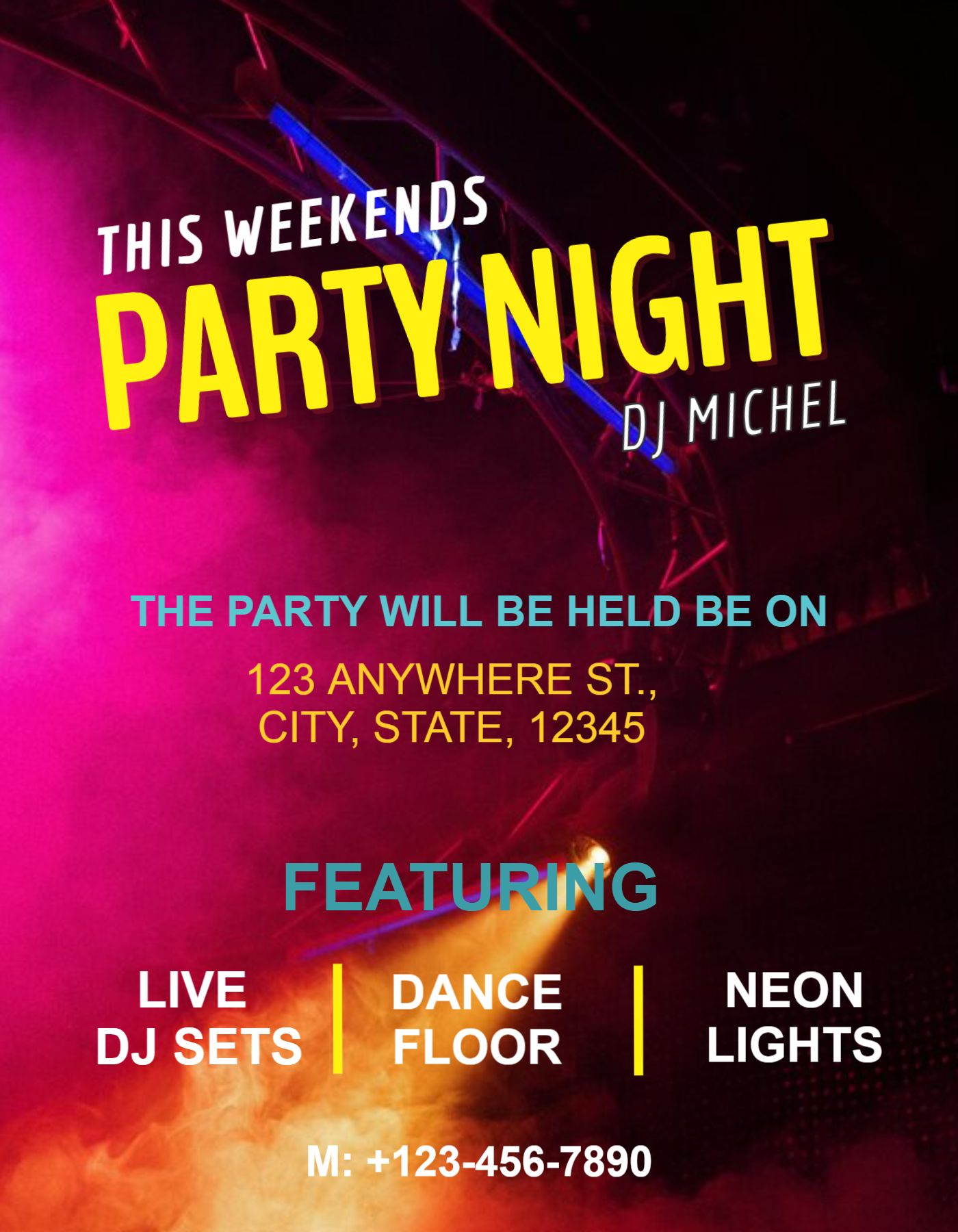 Entertainment Rush Flyers Printing template preview 5