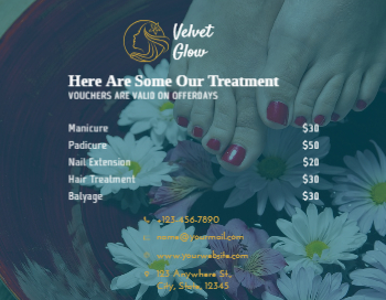 Beauty Rush Flyers Printing template preview 8