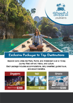 Travels Cheap Flyers Printing template preview 7