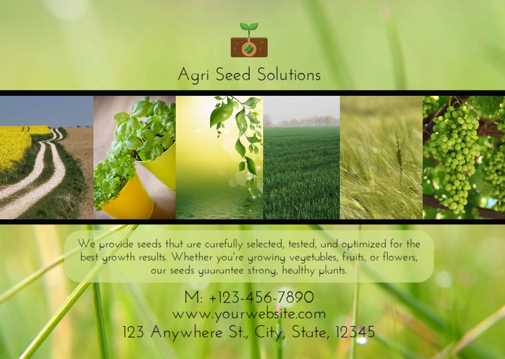 Agriculture Rush Flyers Printing template preview 11