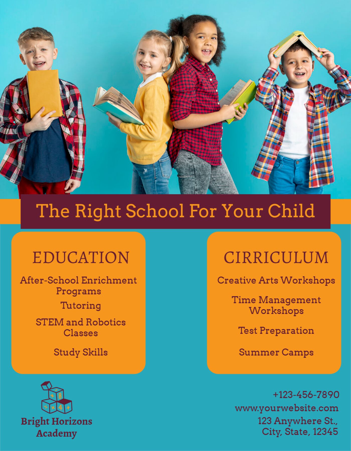 Education And Training Cheap Flyers Printing template preview 6