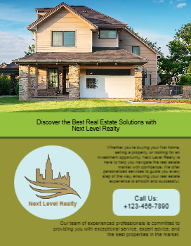 Real Estate Interior Design Rush Flyers Printing template preview 6