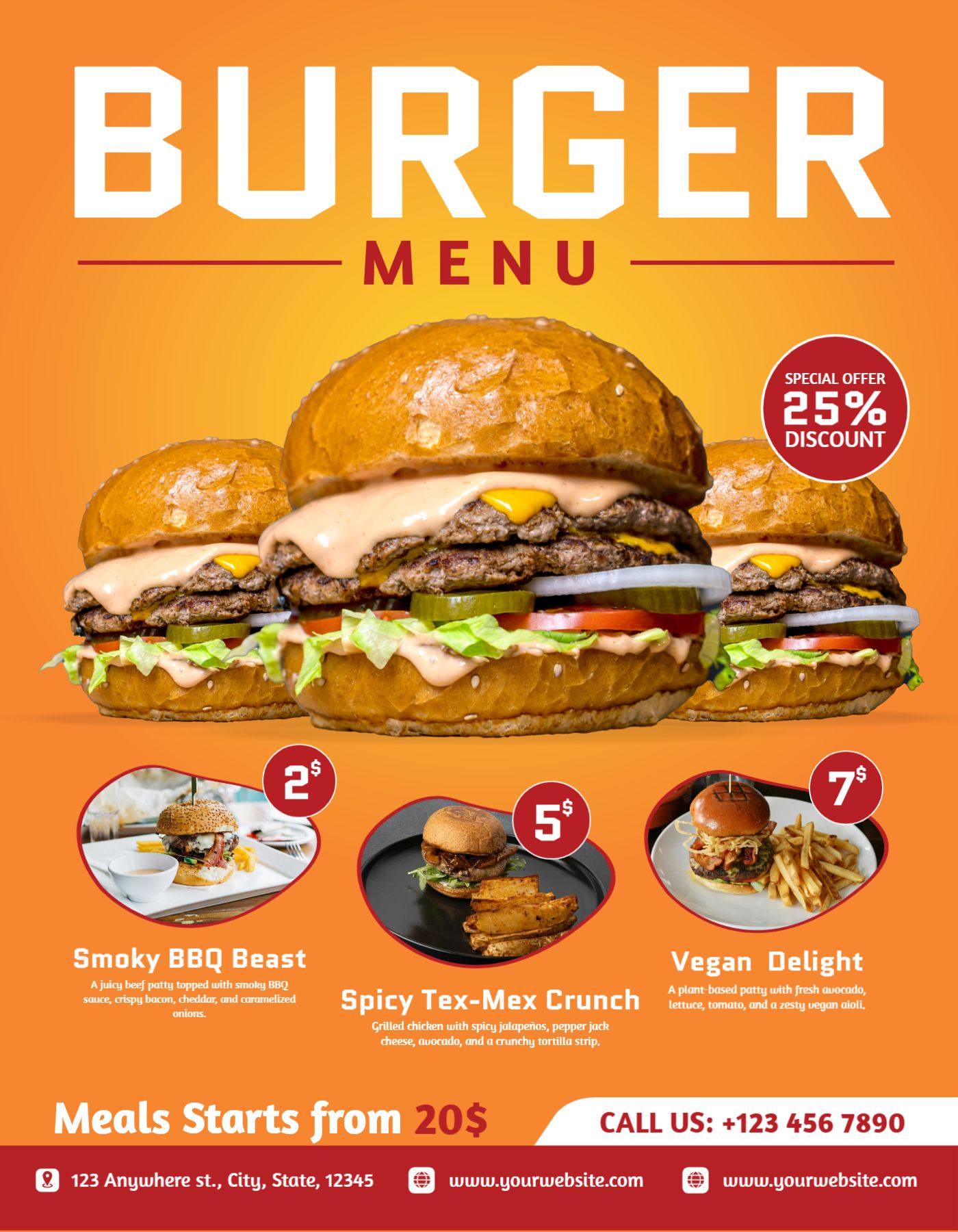 Food Hotel And Restaurant Cheap Flyers Printing template preview 23
