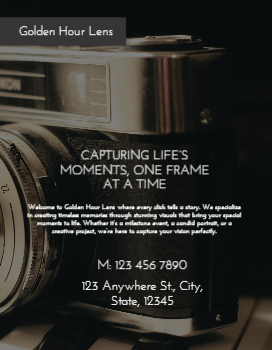 Arts And Photography Cheap Flyers Printing template preview 10