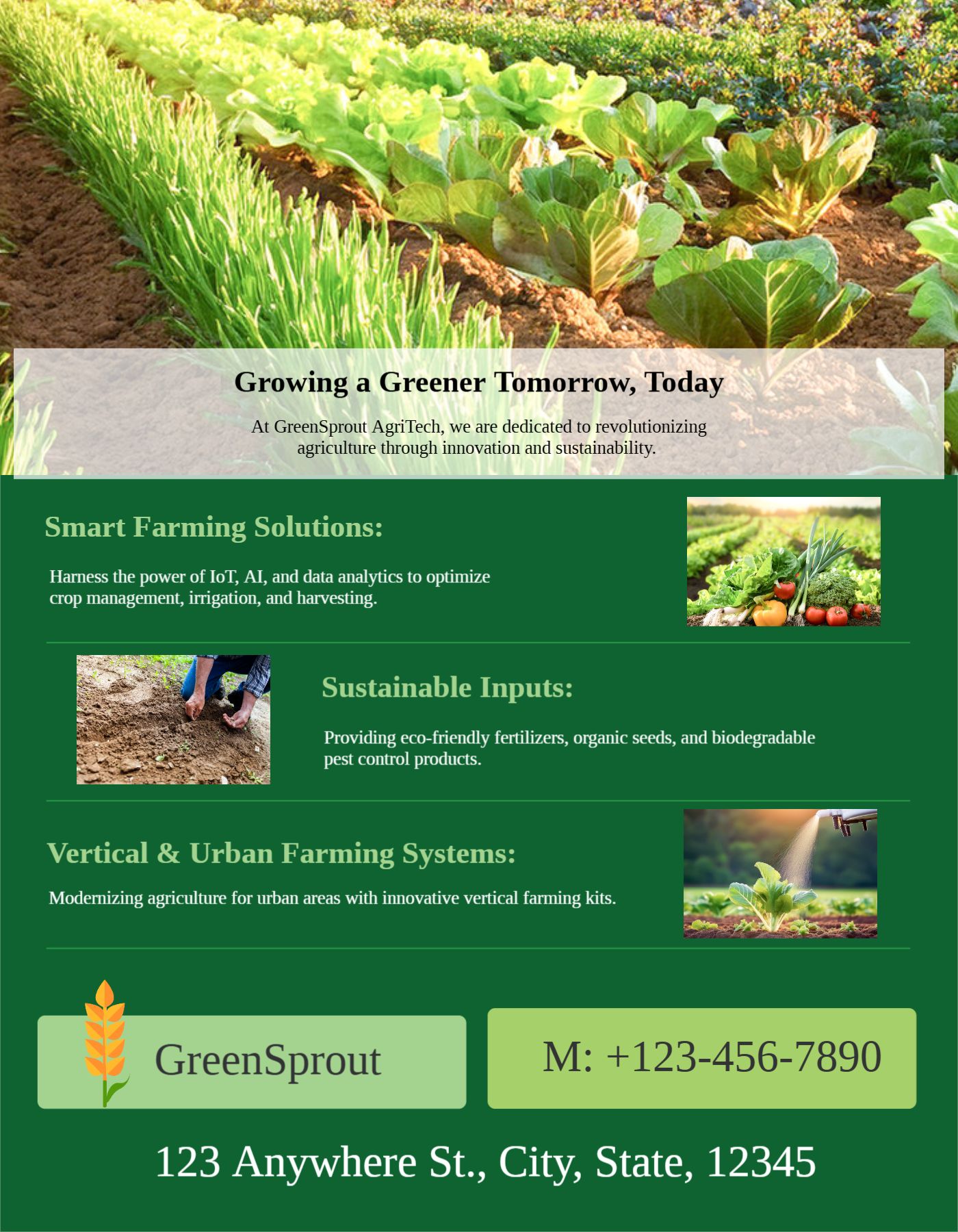 Agriculture Rush Flyers Printing template preview 13