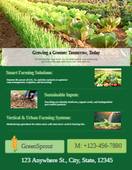 Agriculture Rush Flyers Printing template preview 5