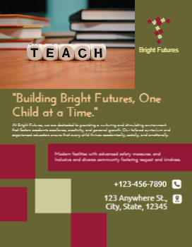 Clean Simple Cheap Flyers Printing template preview 2