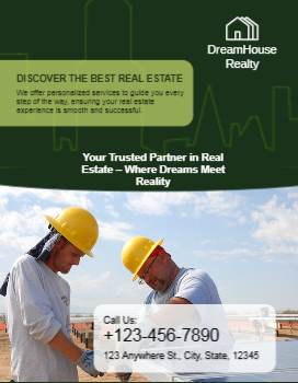 Real Estate Interior Design Rush Flyers Printing template preview 7
