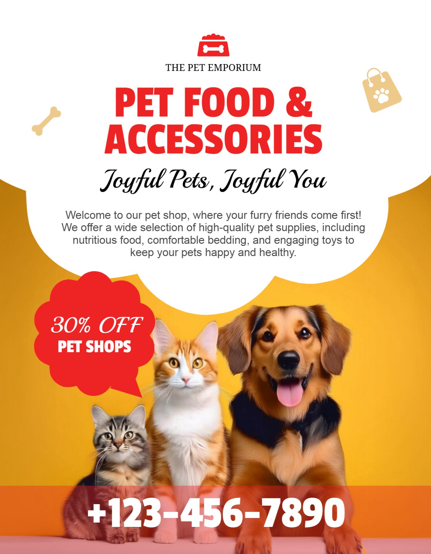 Animal Pets Cheap Flyers Printing template preview 10