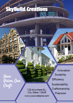 Real Estate Interior Design Cheap Color Copies Printing template preview 2