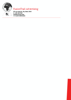 News And Media Custom Letterhead Printing template preview 4