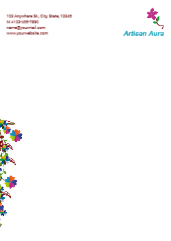 Illustrative Custom Letterhead Printing template preview 13