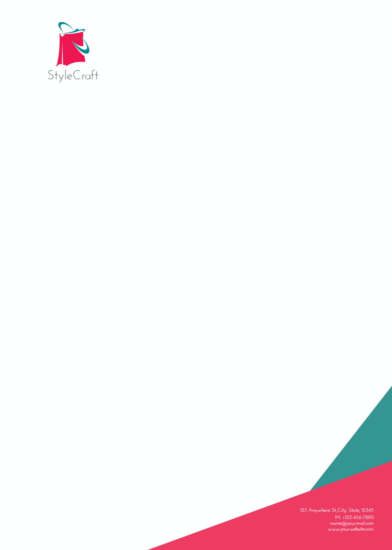 Custom Letterhead Printing template preview 17
