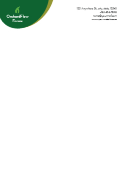 Agriculture Custom Letterhead Printing template preview 8