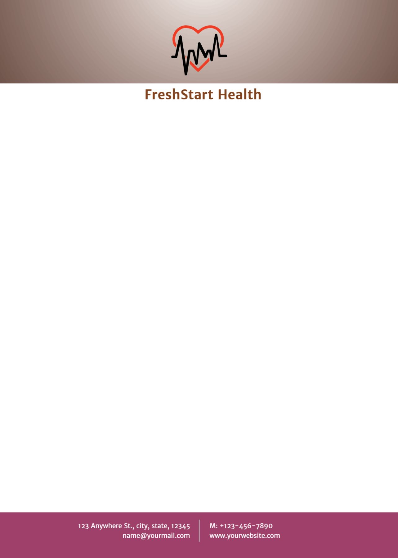 Basic Custom Letterhead Printing template preview 18