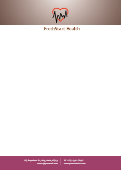 Basic Custom Letterhead Printing template preview 3