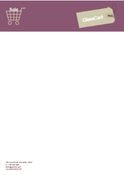 Retail Shop Stores Custom Letterhead Printing template preview 12
