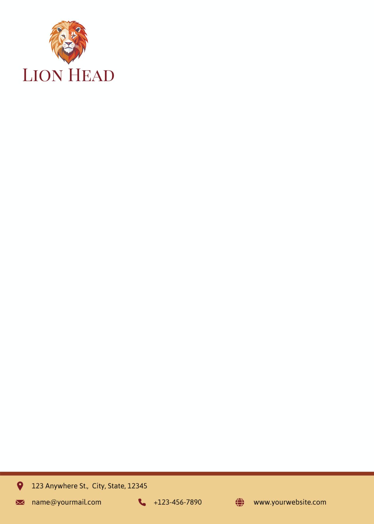 Animal Pets Custom Letterhead Printing template preview 23