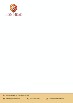Animal Pets Custom Letterhead Printing template preview 8