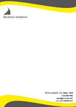 Transportation And Logistics Custom Letterhead Printing template preview 7