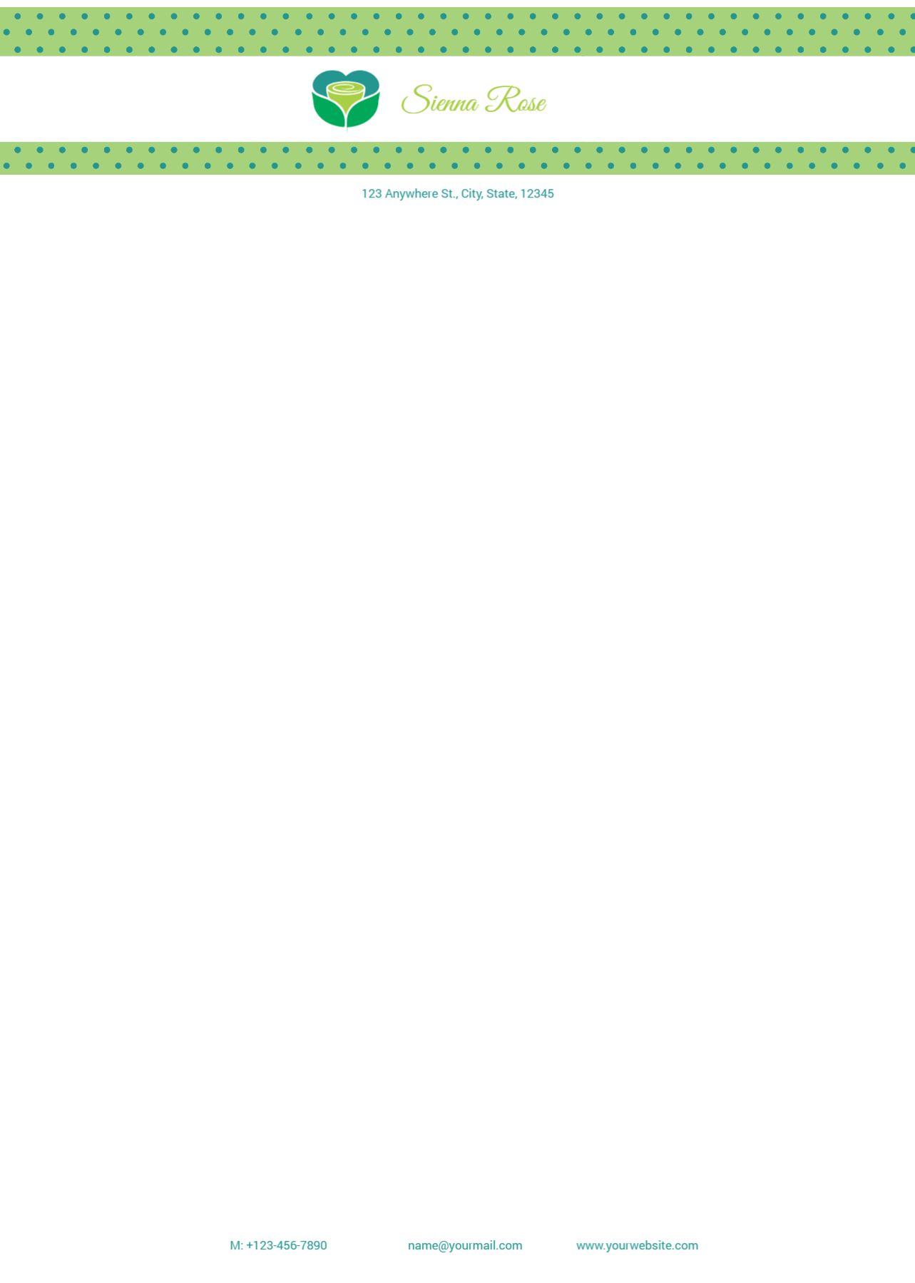 Fashion Custom Letterhead Printing template preview 23