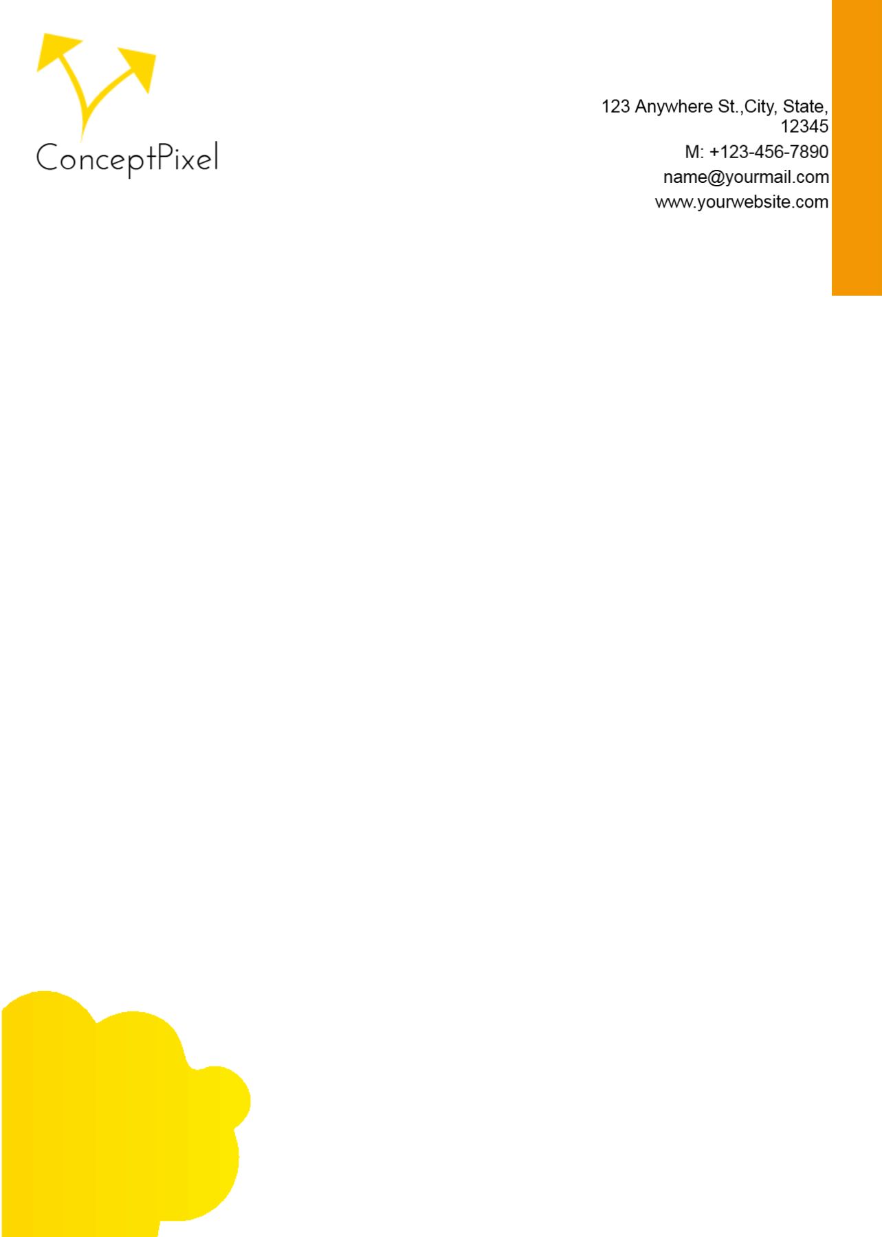Marketing And Advertising Custom Letterhead Printing template preview 25