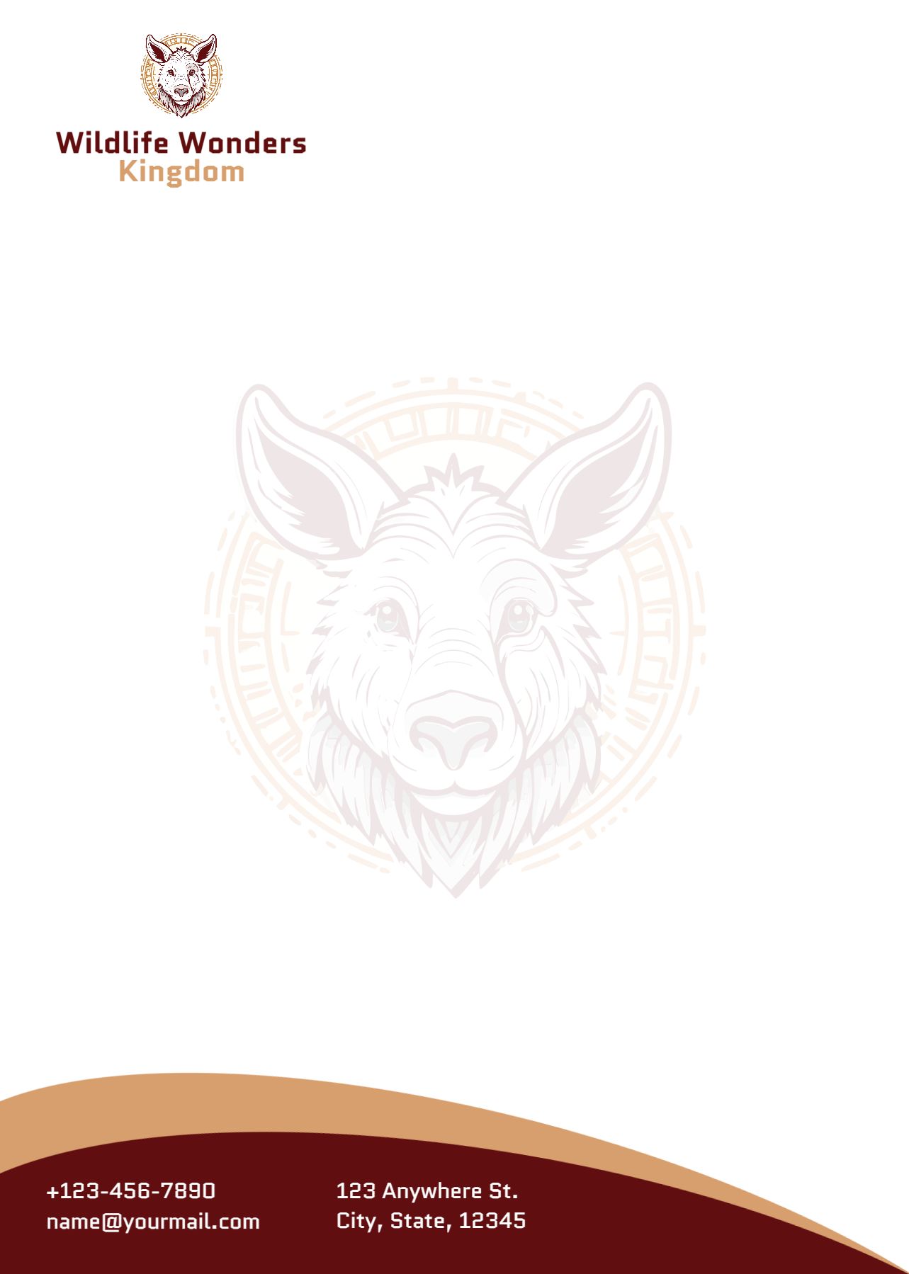 Animal Pets Custom Letterhead Printing template preview 25
