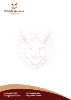Animal Pets Custom Letterhead Printing template preview 10